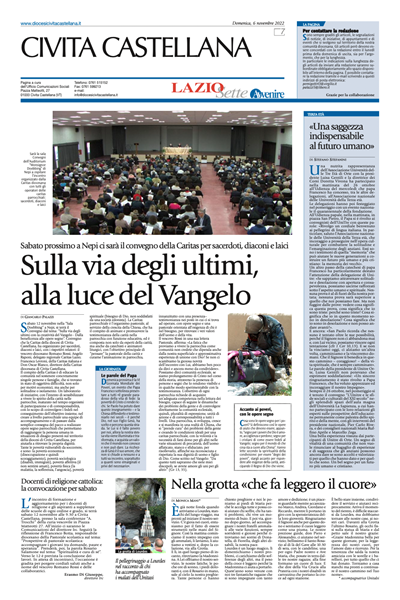 Avvenire - pagina diocesana del 06/11/2022